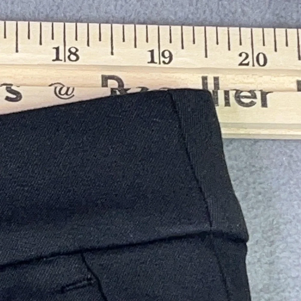 J.Crew Factory Remy Pants Womens 18 Black Crop Wide Leg Stretch Cotton Blend NWT